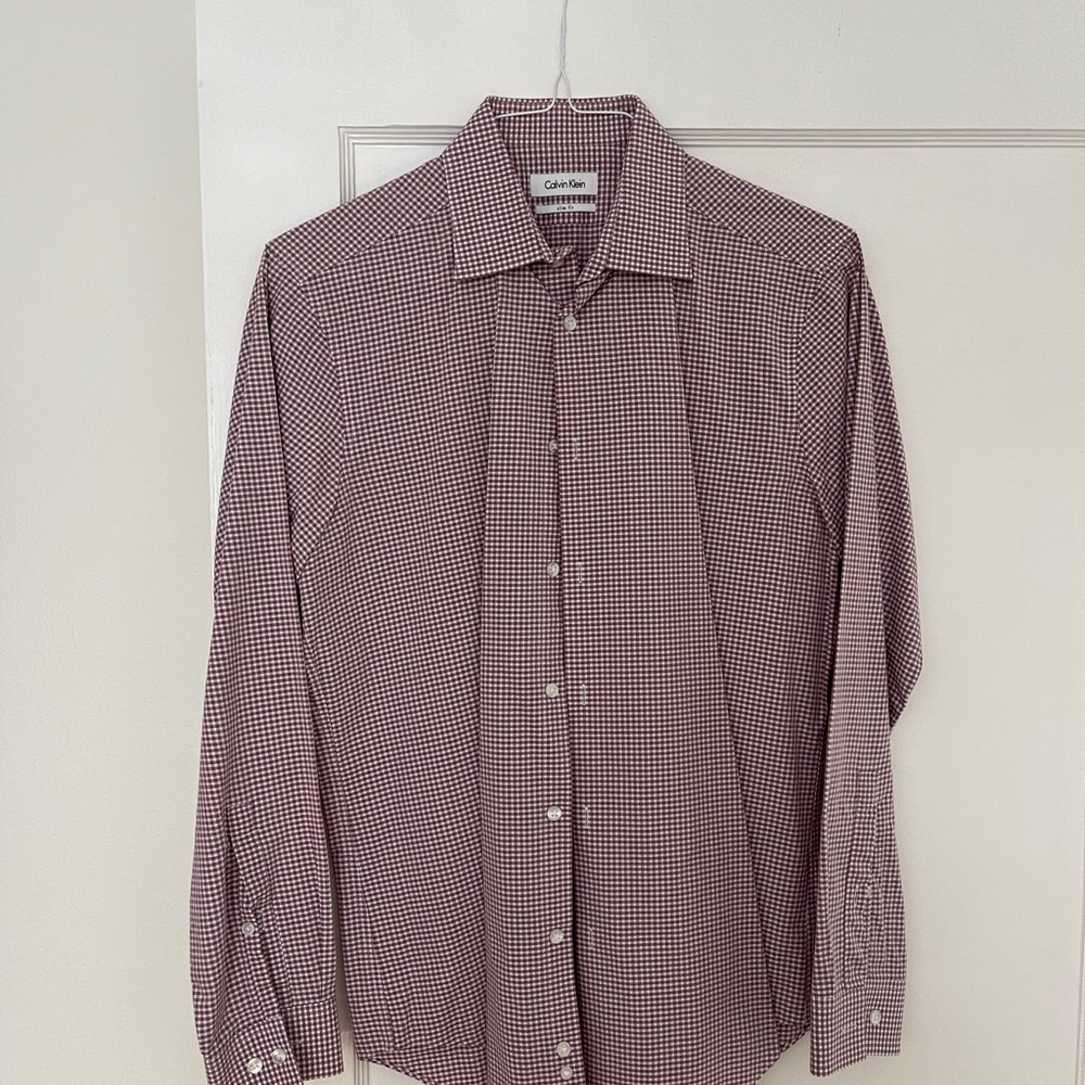 Red/Grey Calvin Klein Slim Fit